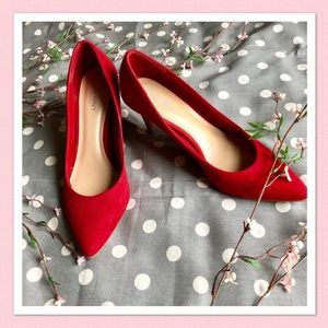 🍁NEW🍁 EUC Old Navy Red Heels